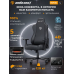 Игровое кресло Anda Seat Novis, с подлокотником, наклон спинки, экокожа, 120 кг, черный