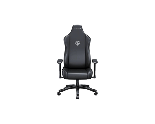 Игровое кресло Anda Seat Novis, с подлокотником, наклон спинки, экокожа, 120 кг, черный