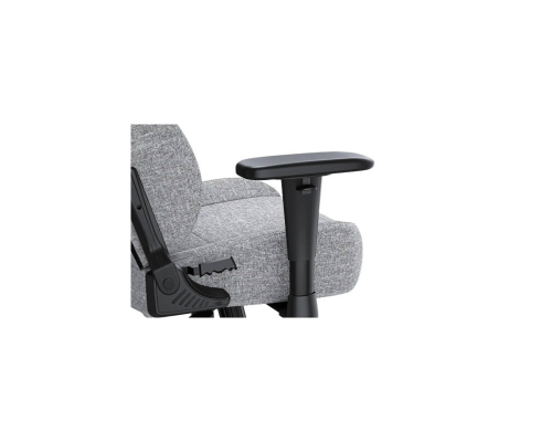 Игровое кресло Anda Seat Novis, с подлокотником, наклон спинки, экокожа, 120 кг, cерый