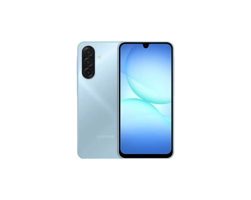 Смартфон Samsung Galaxy A17, 6/128 Gb, Super AMOLED 90 Hz, 50 MP OIS, 5000 mAh, Glass/Victus, голубой