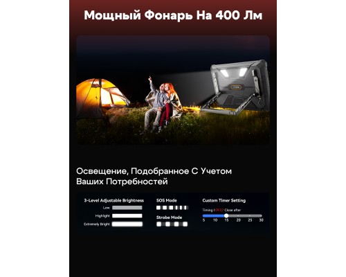 Планшет Blackview Tab Active 12 Pro, 16 ГБ/1 ТБ, 11", IPS 120 Гц, 30000 mAh, 5G, Black + Смарт-часы Blackview R7 Pro 46mm в подарок