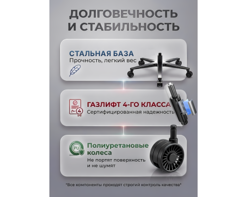 Кресло Anda Seat "X-Air", эргономичное, игровое, с поясничной поддержкой, сетчатое, черное, AD-WY-01-BBB