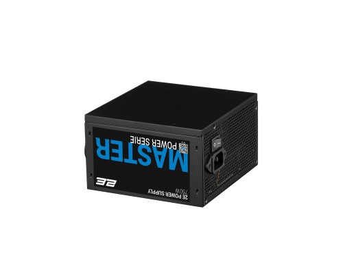 Блок питания 2E Master Power (750W), >80%, 80+ White, 120мм, 1xMB 24pin(20+4), 1xCPU 8pin(4+4), 3xMolex, 5xSATA, 4xPCIe 8pin(6+2)