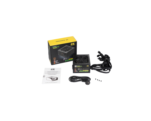 Блок питания 2E GAMING Solid Power (700W) >85% 80+ Bronze 120мм 1xMB 24pin(20+4) 1xCPU 8pin(4+4) 3xMolex 6xSATA 4xPCIe 8pin(6+2)