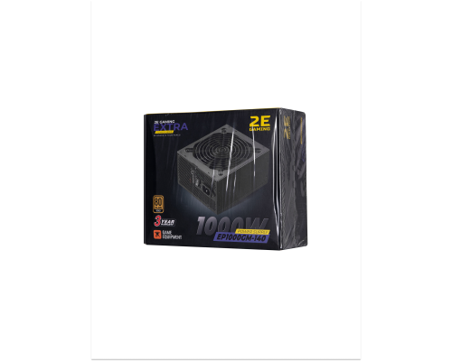 Блок питания 2E GAMING Extra Power (1000W) >90% 80+ Gold 140мм 1xMB 24pin(20+4) 2xCPU 8pin(4+4) 4xMolex 6xSATA 8xPCIe 8pin(6+2) Fully Modular