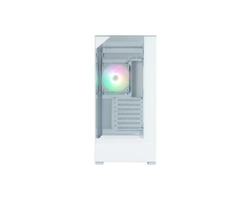 Корпус Zalman P40 Prism White, Mid Tower, ATX, 1x120mm ARGB, USB Type-C