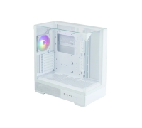 Корпус Zalman P40 Prism White, Mid Tower, ATX, 1x120mm ARGB, USB Type-C