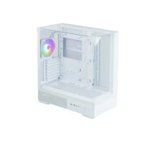 Корпус Zalman P40 Prism White, Mid Tower, ATX, 1x120mm ARGB, USB Type-C