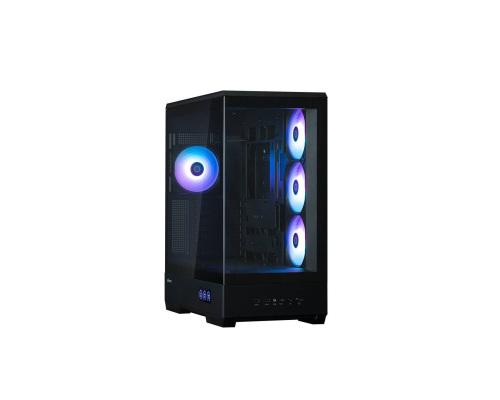 Корпус Zalman P50 DS Black, Mid Tower, ATX, 4x120mm ARGB, Digital Display