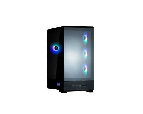 Корпус Zalman P50 DS Black, Mid Tower, ATX, 4x120mm ARGB, Digital Display