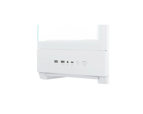 Корпус Zalman P50 DS White, Mid Tower, ATX, 4x120mm ARGB, Digital Display