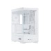 Корпус Zalman P50 DS White, Mid Tower, ATX, 4x120mm ARGB, Digital Display