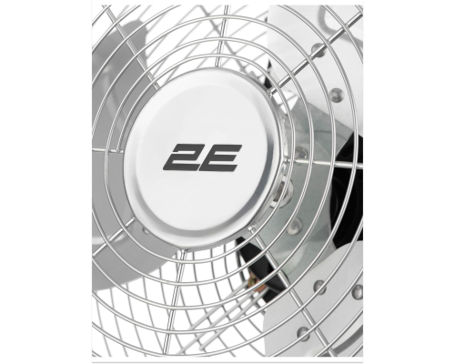 Вентилятор напольный 2E PowerWind 30C, Профессиональный, 60 Вт, 30 см, 3 скорости, Серебристый