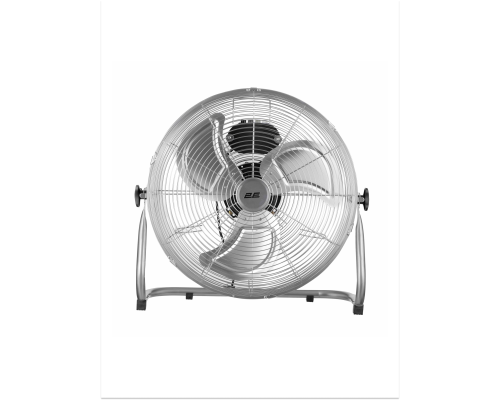 Вентилятор напольный 2E PowerWind 45C, Профессиональный, 100 Вт, 45 см, 3 скорости, Серебристый
