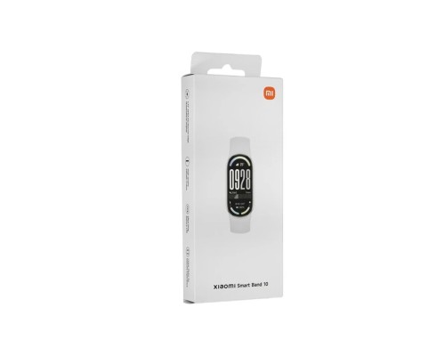 Фитнес-браслет Xiaomi Smart Band 10 (Midnight Black / Glacier Silver) AMOLED 1.72", 5ATM, 21 день работы