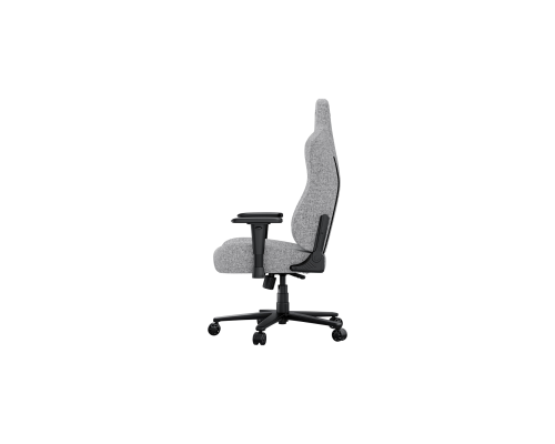 Игровое кресло AndaSeat Novis XL, Льняная ткань, 1D-подлокотники, Серый, AD23-XL-01-G-F