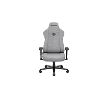 Игровое кресло AndaSeat Novis XL, Льняная ткань, 1D-подлокотники, Серый, AD23-XL-01-G-F