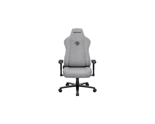 Игровое кресло AndaSeat Novis XL, Льняная ткань, 1D-подлокотники, Серый, AD23-XL-01-G-F
