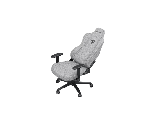 Игровое кресло AndaSeat Novis XL, Льняная ткань, 1D-подлокотники, Серый, AD23-XL-01-G-F