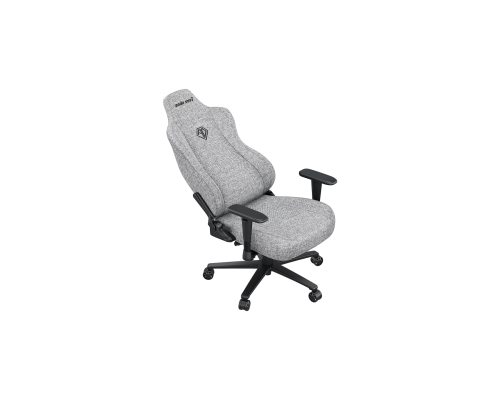 Игровое кресло AndaSeat Novis XL, Льняная ткань, 1D-подлокотники, Серый, AD23-XL-01-G-F