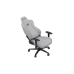 Игровое кресло AndaSeat Novis XL, Льняная ткань, 1D-подлокотники, Серый, AD23-XL-01-G-F