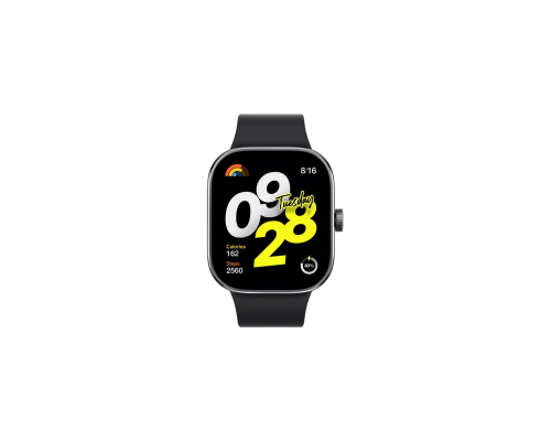 Смарт-часы REDMI Watch 4, 1.97" AMOLED, GPS, NFC, металлический корпус, черный