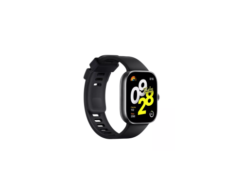 Смарт-часы REDMI Watch 4, 1.97" AMOLED, GPS, NFC, металлический корпус, черный