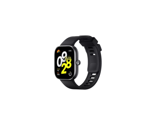 Смарт-часы REDMI Watch 4, 1.97" AMOLED, GPS, NFC, металлический корпус, черный