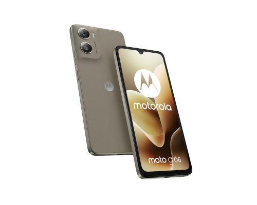 Смартфон Motorola G06, 4/128 ГБ, 6.88", HD+ LCD 120 Гц, 5200 mAh, 50 MP AI, IP64, Laurel Oak