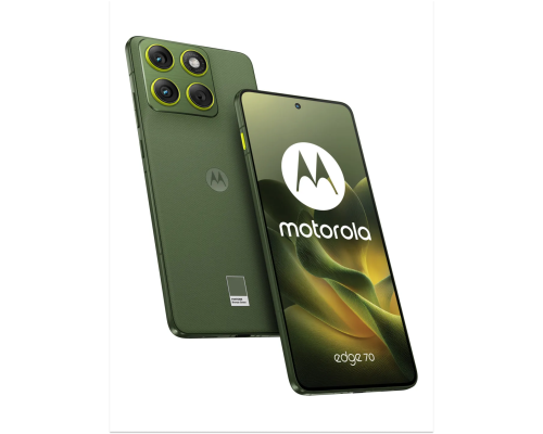 Смартфон Motorola Edge 70, 12/512 ГБ, 6.67", Super HD pOLED 120 Гц, 4800 mAh, 50 MP, Ultra Slim 5.9mm & IP69, BronzeGreen + Buds Bass в комплекте