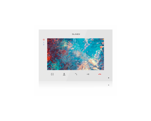 Комплект видеодомофона Slinex SM-07MTHD White + ML-20HD Silver-White (7" Touch, AHD/Full HD)