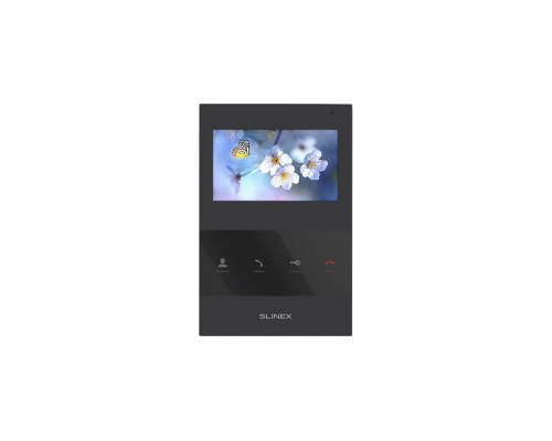 Видеодомофон Slinex SM-04M Black (4.3" TFT, Slim Design)