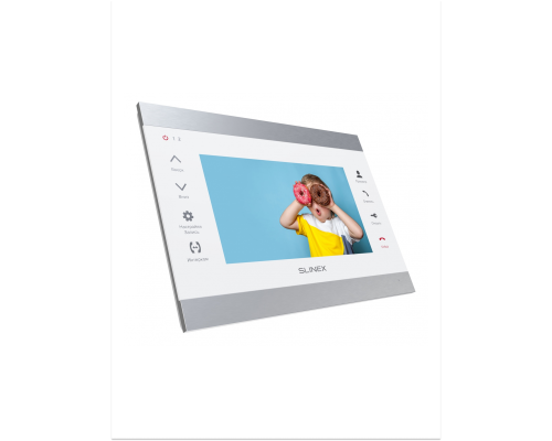 Видеодомофон Slinex SL-07M Silver White (7" TFT, Корпус из алюминия и стекла)