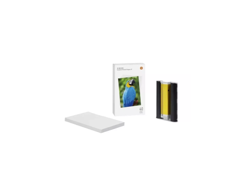 Фотобумага и картридж для принтера Xiaomi Instant Photo Paper 6" 40 листов (BHR6757GL)