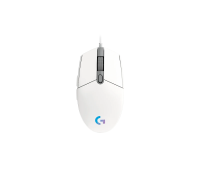 Проводная игровая мышь Logitech G203 Lightsync White