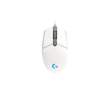 Проводная игровая мышь Logitech G203 Lightsync White