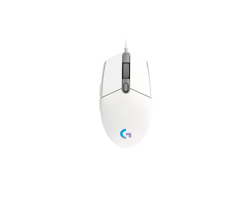 Проводная игровая мышь Logitech G203 Lightsync White