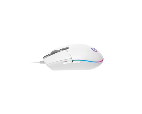 Проводная игровая мышь Logitech G203 Lightsync White