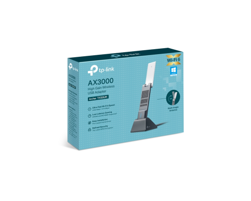 Беспроводной Wi-Fi USB-адаптер TP-Link Archer TX50UH Black