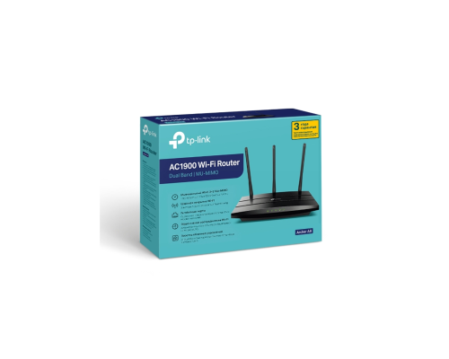 Беспроводной двухдиапазонный гигабитный маршрутизатор TP-Link Archer A8 Black