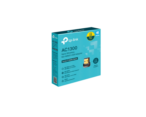 Беспроводной Wi-Fi USB-адаптер TP-Link Archer T1300U Nano Black