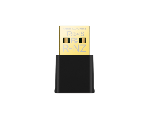 Беспроводной игровой Wi-Fi USB-адаптер TP-Link Archer TX20U Nano Black
