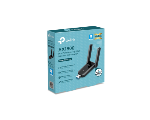 Беспроводная игровая Wi-Fi USB-адаптер TP-Link Archer TX30U Plus Black