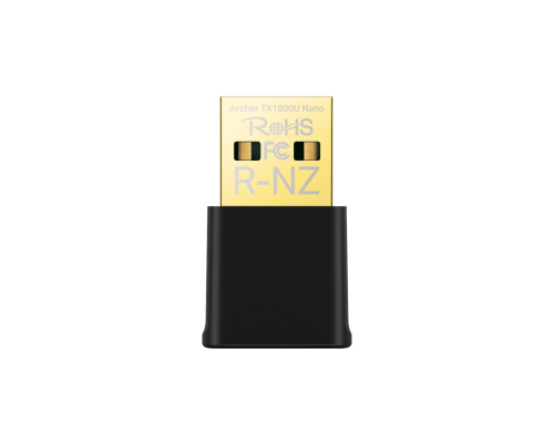 Двухдиапазонный беспроводной Nano USB-адаптер Wi-Fi 6 TP-Link Archer TX1800U Nano AX1800