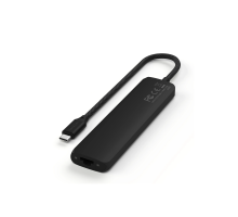 Многопортовый адаптер USB-C Slim Hub 7-в-1 с Ethernet Black
