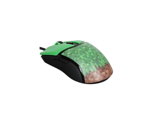 Игровая проводная мышка Razer Cobra, RGB, USB-A, Minecraft Ed. 