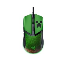 Игровая проводная мышка Razer Cobra, RGB, USB-A, Minecraft Ed.