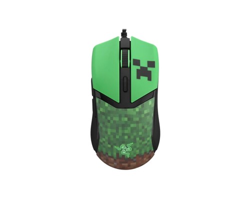 Игровая проводная мышка Razer Cobra, RGB, USB-A, Minecraft Ed. 