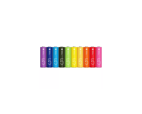 Комплект щелочных батареек Xiaomi AA Rainbow Batteries 10 шт (BHR5393GL)