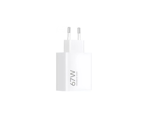 Сетевое зарядное устройство Xiaomi 67W HyperCharge Power Adapter (Type-A) White (BHR07SKEU)